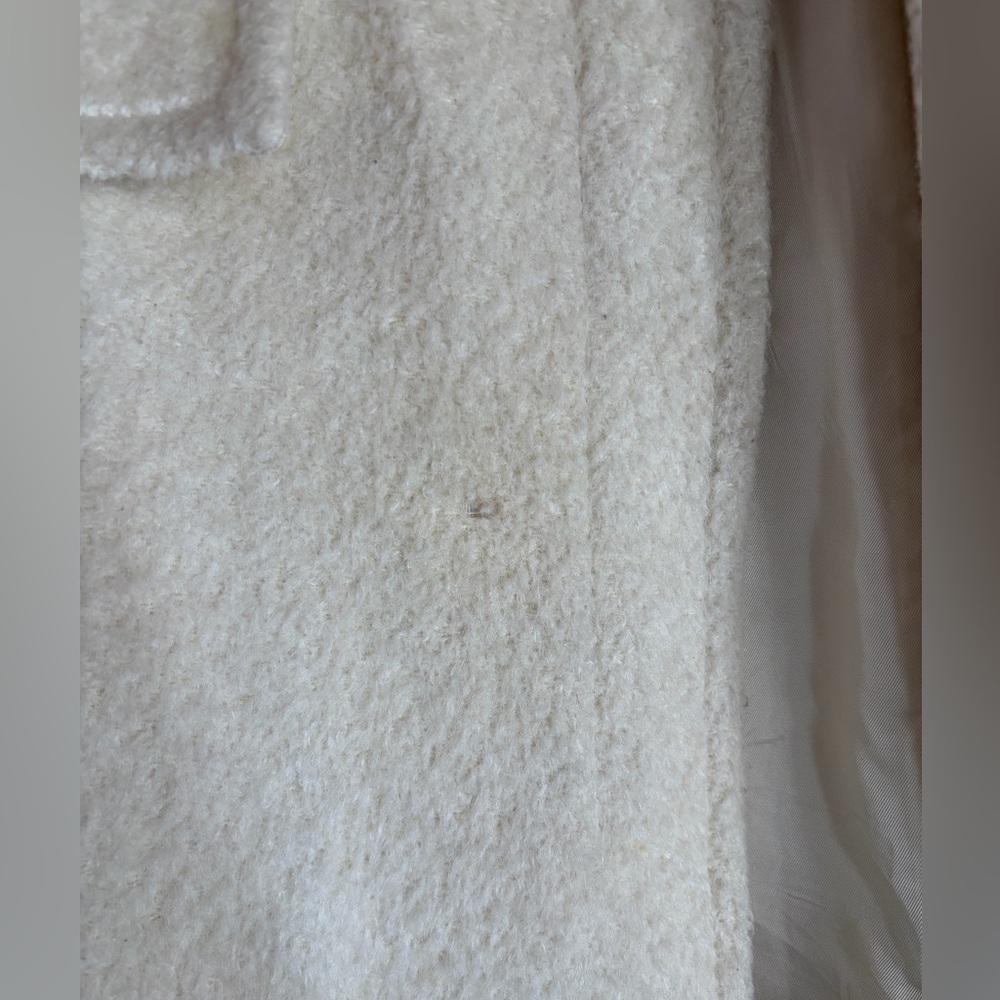 Nine West Cream Wool Coat - Picture 12 of 13